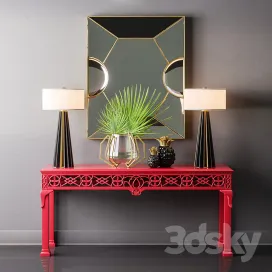 Baker irish chippendale console